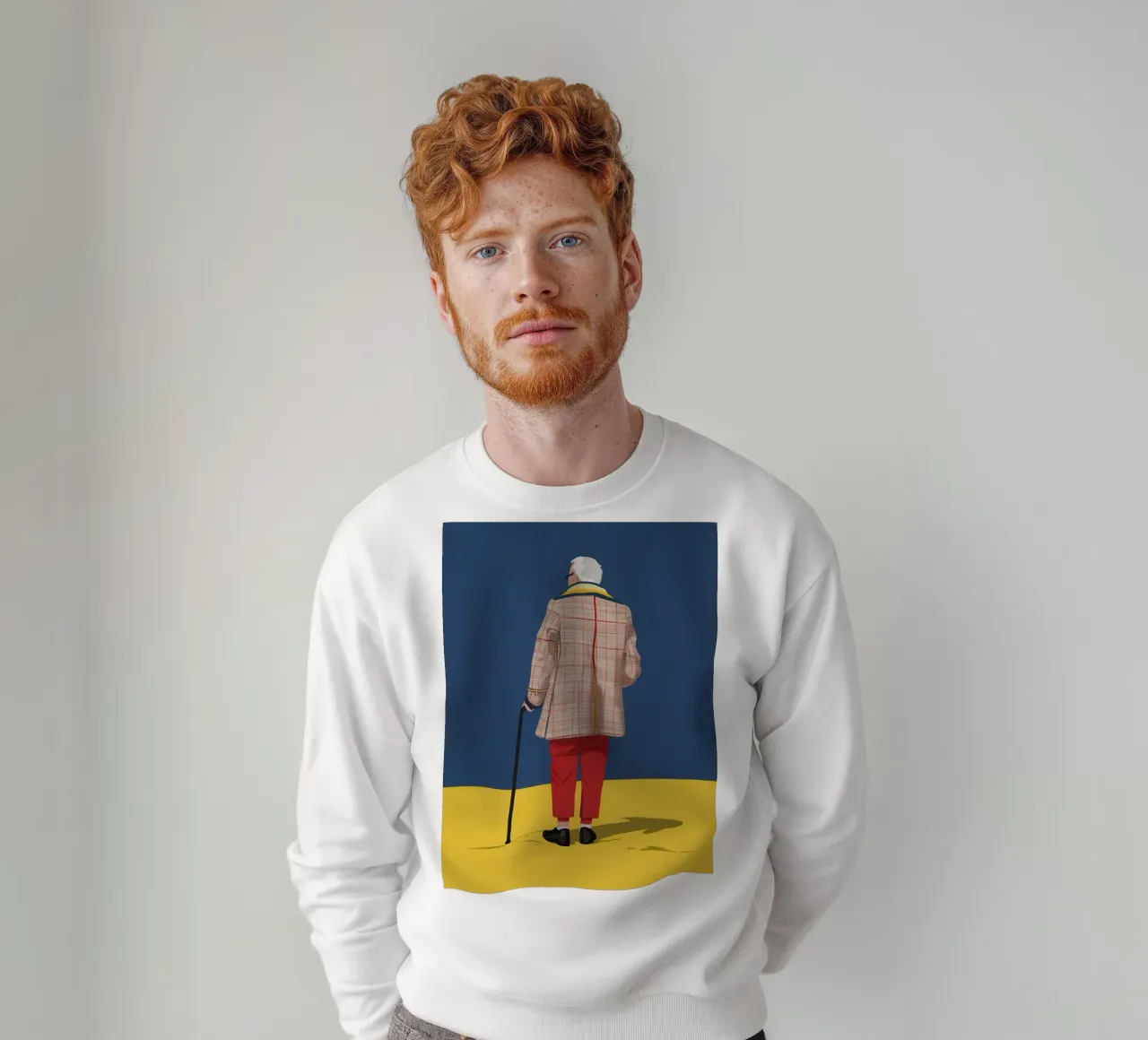 Cappotto a quadri Wanderer felpa da Snow Mist
