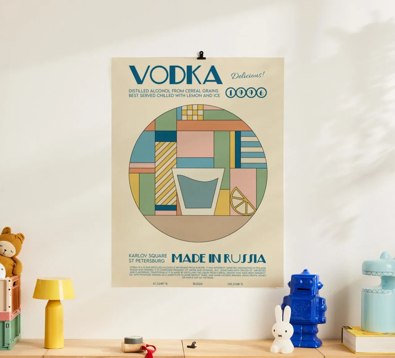 Stampa Vodka Vintage poster da noahmiss