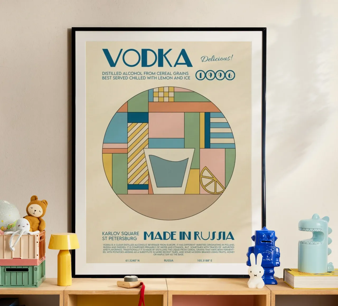 Stampa Vodka Vintage poster da noahmiss