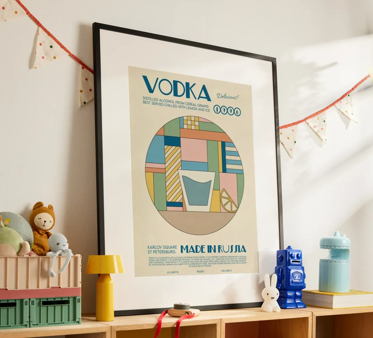 Stampa Vodka Vintage poster da noahmiss