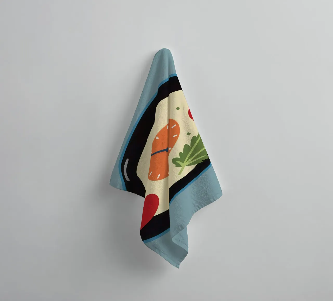 Clockwork In A Pan towel by Nova Glaze
