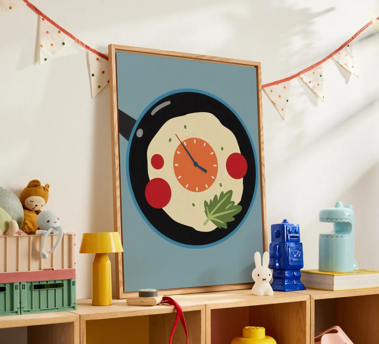 Un reloj en una sartén metacrilato de Nova Glaze