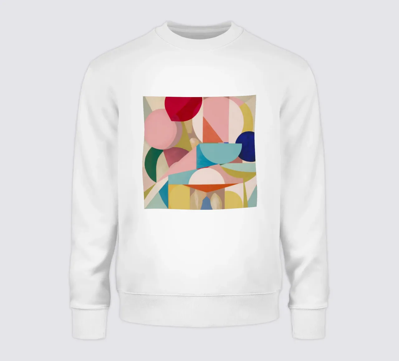 Campi di colore geometrici felpa da Snow Mist