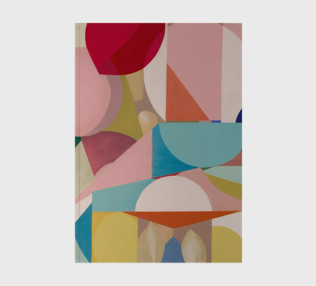 Geometric Color Fields notebook by Snow Mist