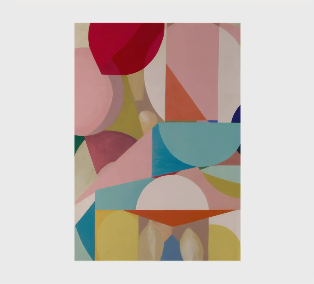 Geometric Color Fields notebook by Snow Mist