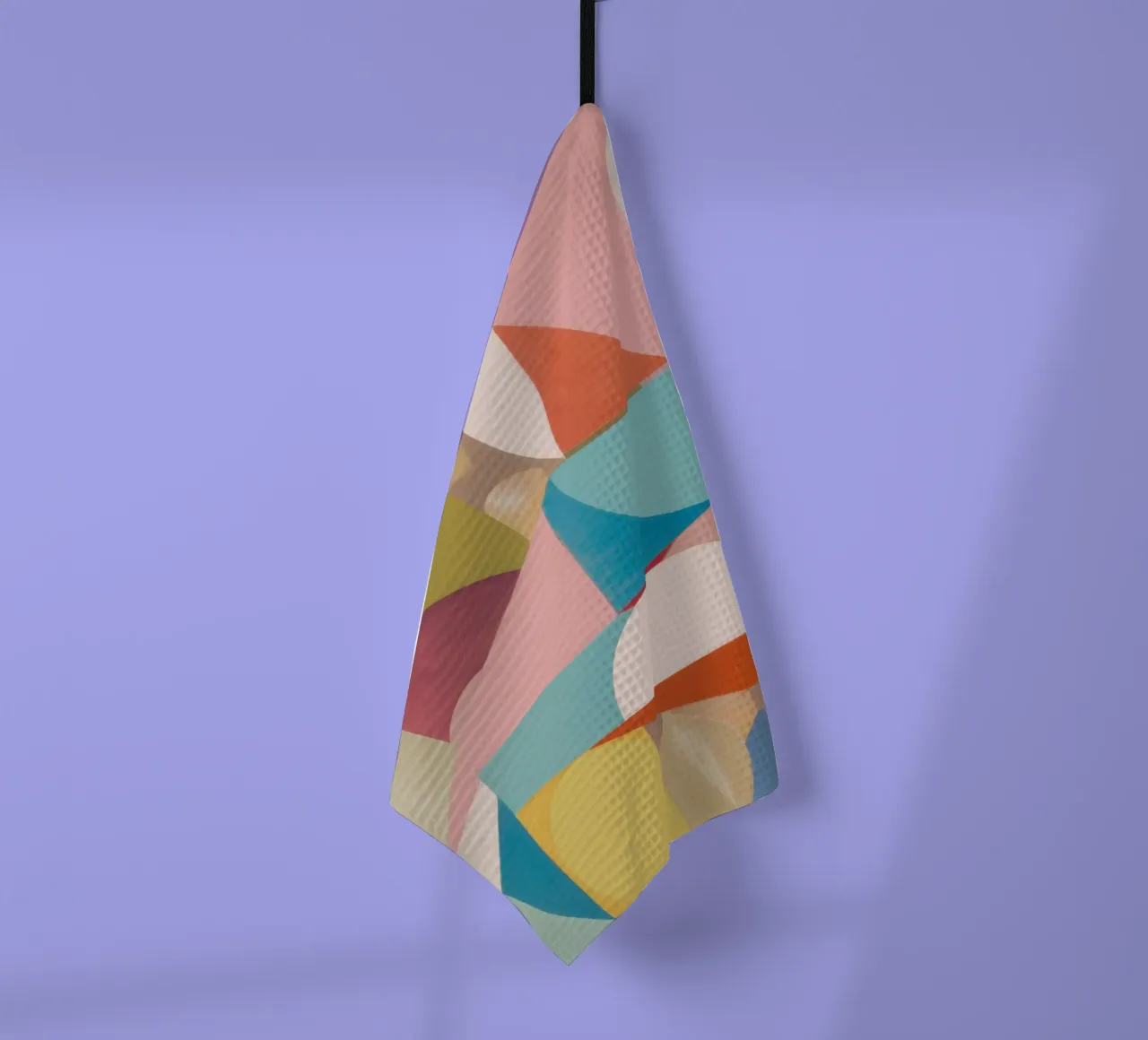 Campi di colore geometrici canovaccio da cucina da Snow Mist