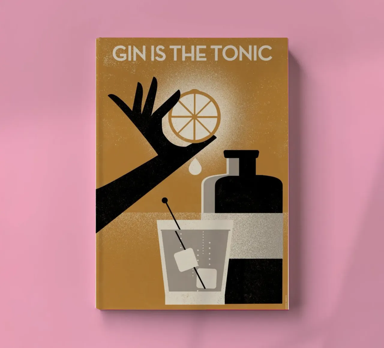 Gin is The Tonic Print notebook by noahmiss