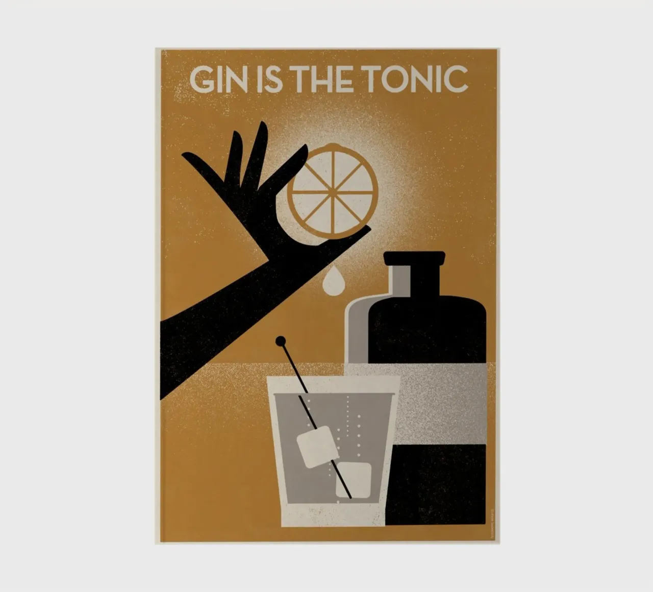 Gin is The Tonic Print notebook by noahmiss