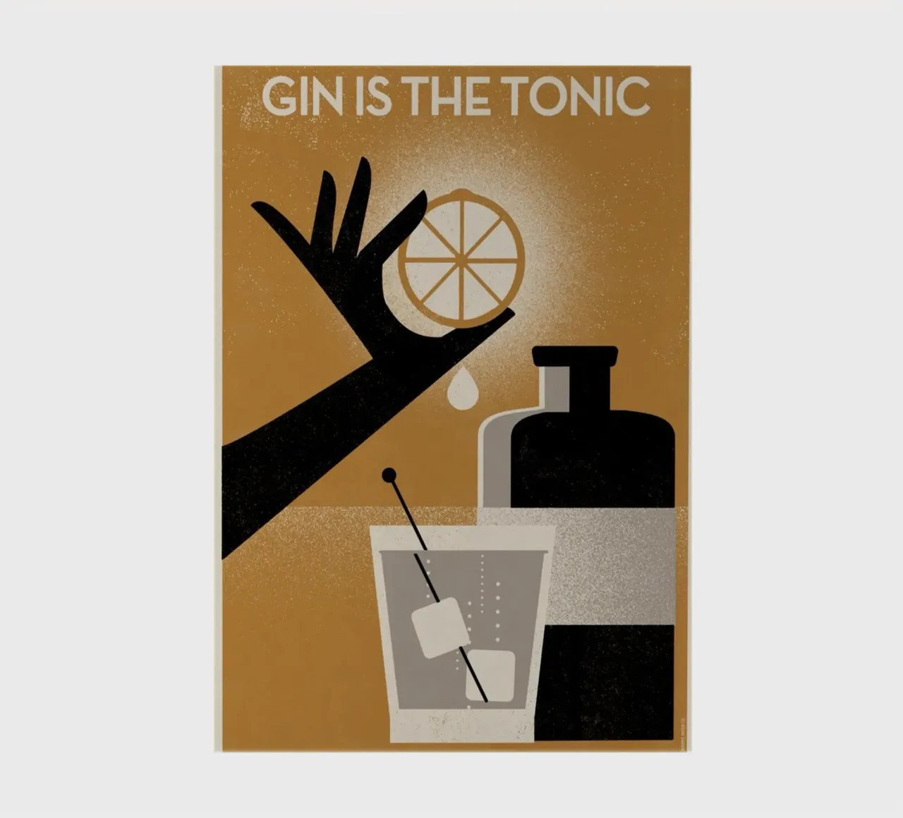 Gin is The Tonic Print notebook by noahmiss