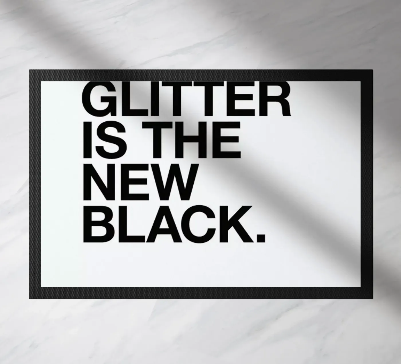 Glitter black zerbino da Studio One