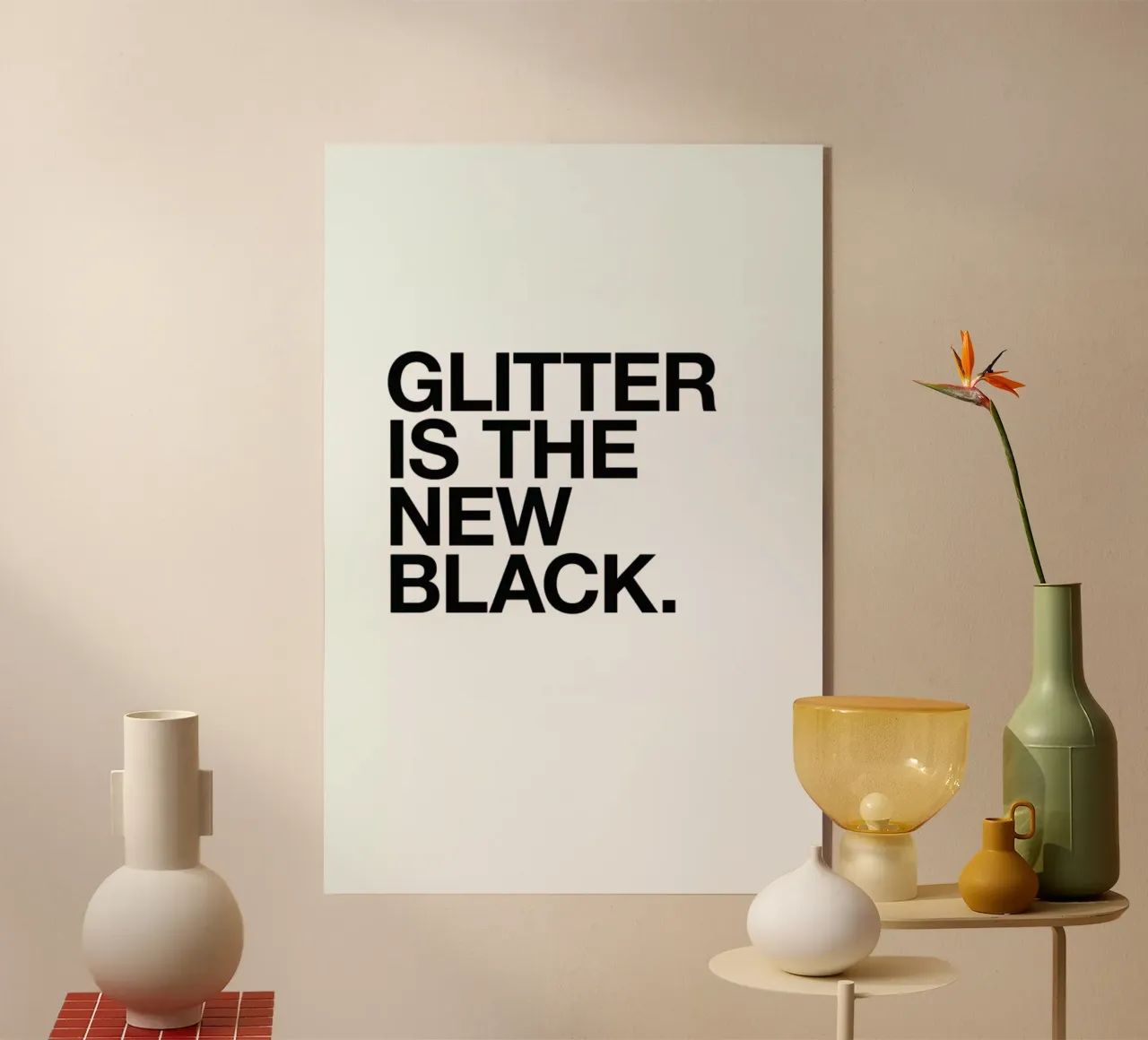 Glitter black plexiglass da Studio One