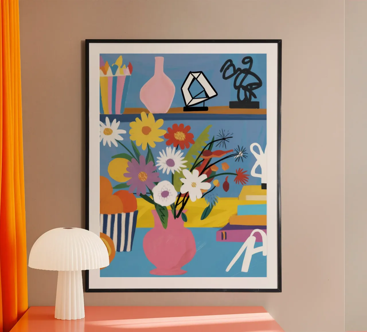 Artista Scaffale Immobile poster con telaio in plastica da Scaller Stars