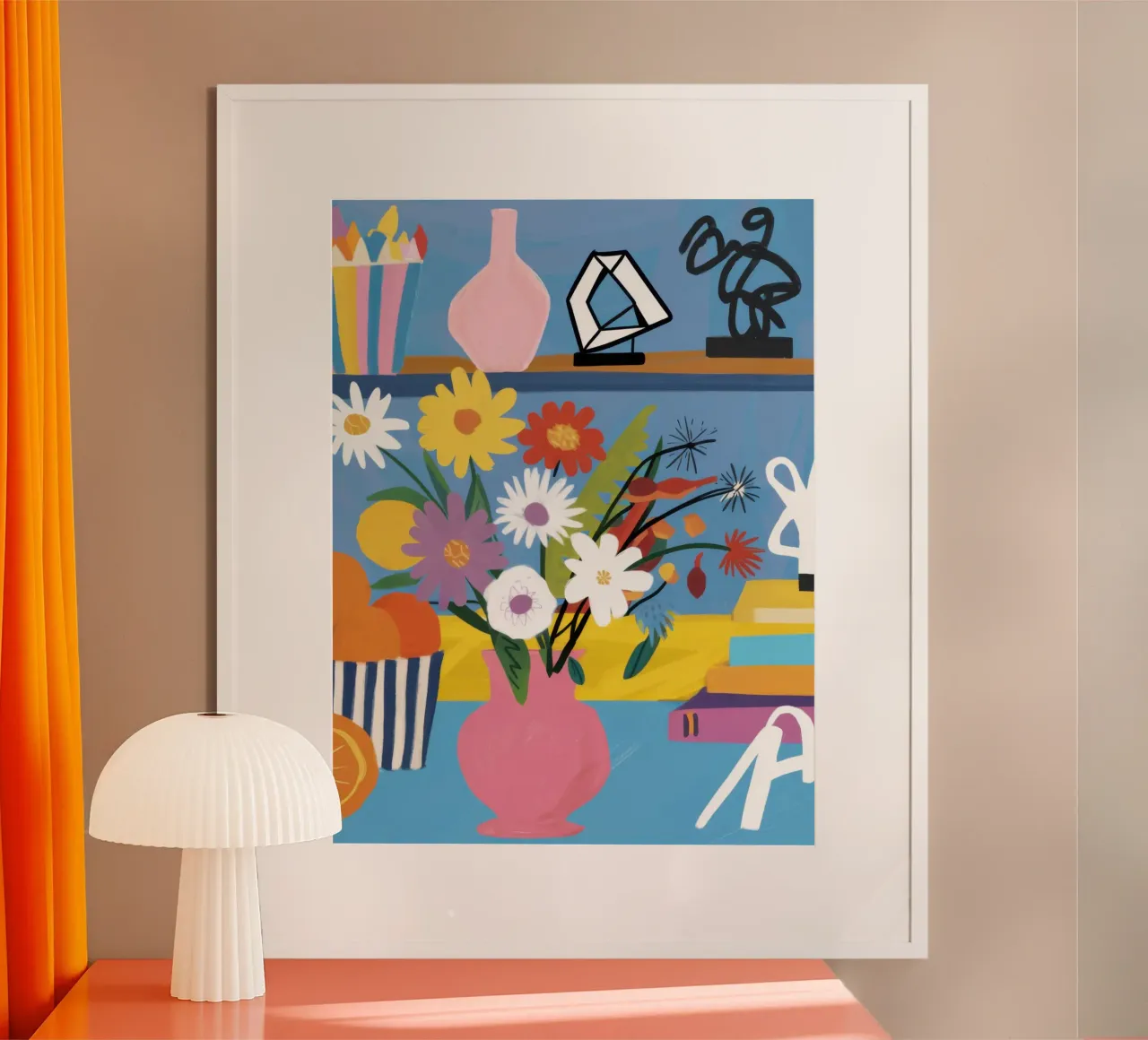 Artista Scaffale Immobile poster con telaio in plastica da Scaller Stars