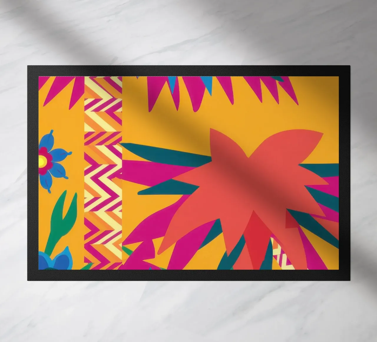 Scoppio astratto tropicale zerbino da Nova Glaze