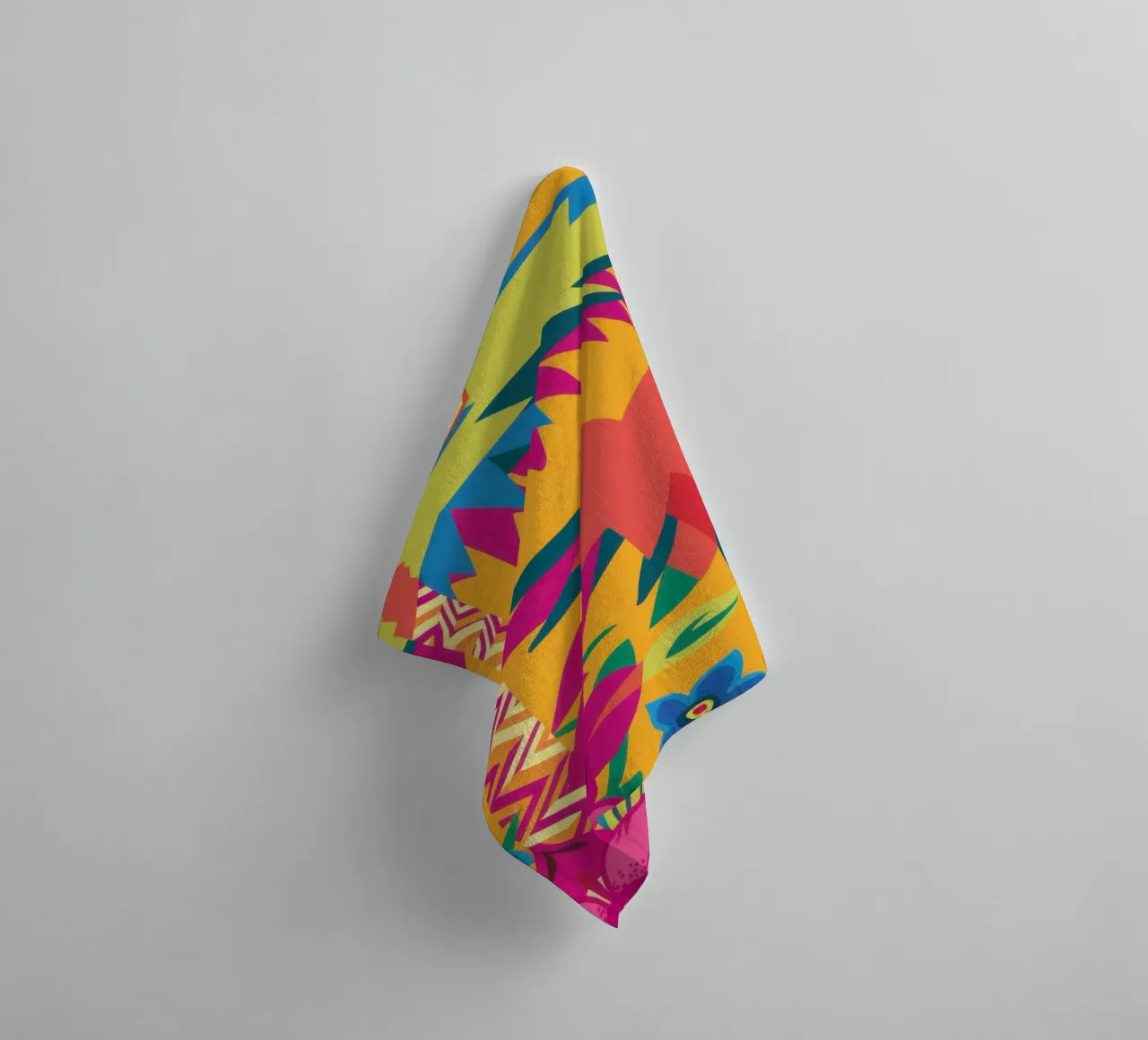 Scoppio astratto tropicale asciugamano da bagno da Nova Glaze
