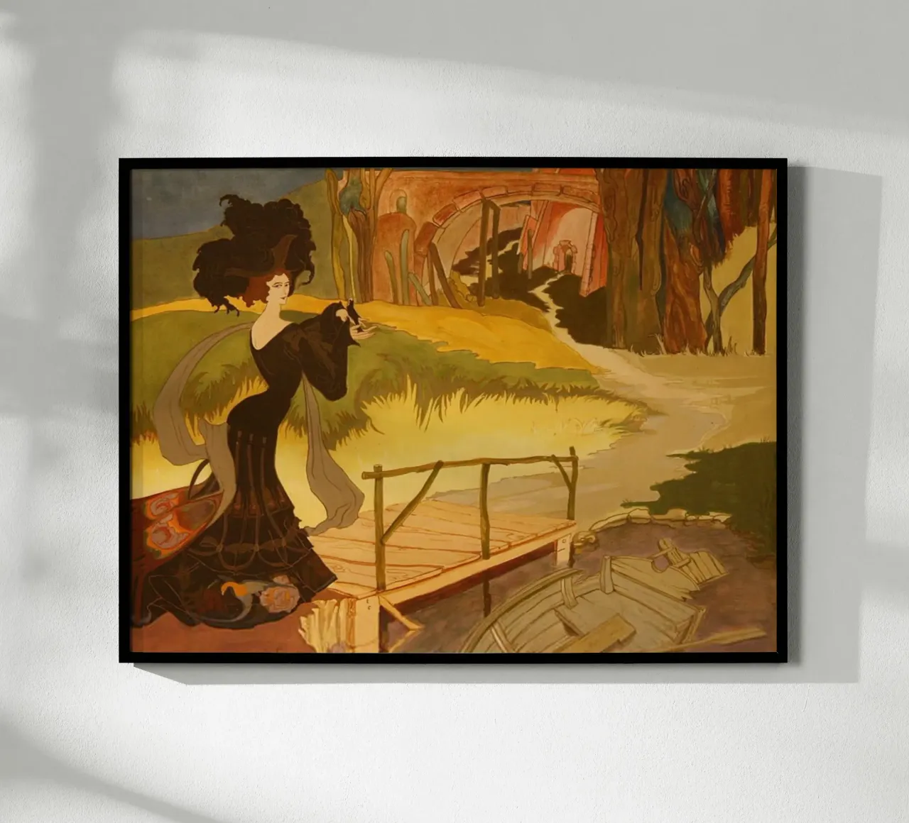 Georges de Feure Donna sul ponte poster da marycome