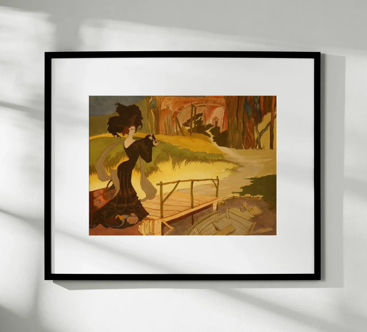 Georges de Feure Donna sul ponte poster da marycome