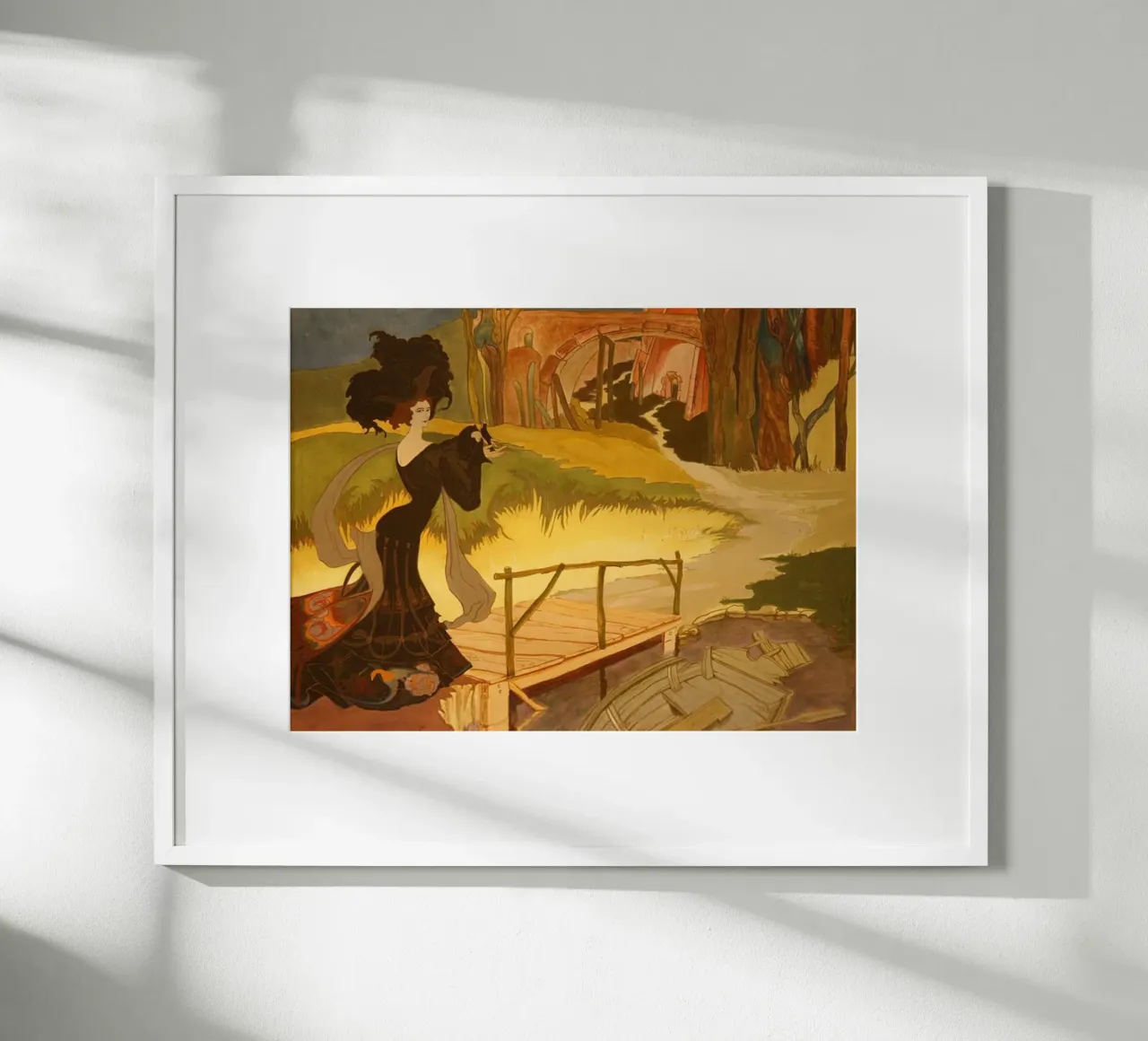 Georges de Feure Donna sul ponte poster da marycome