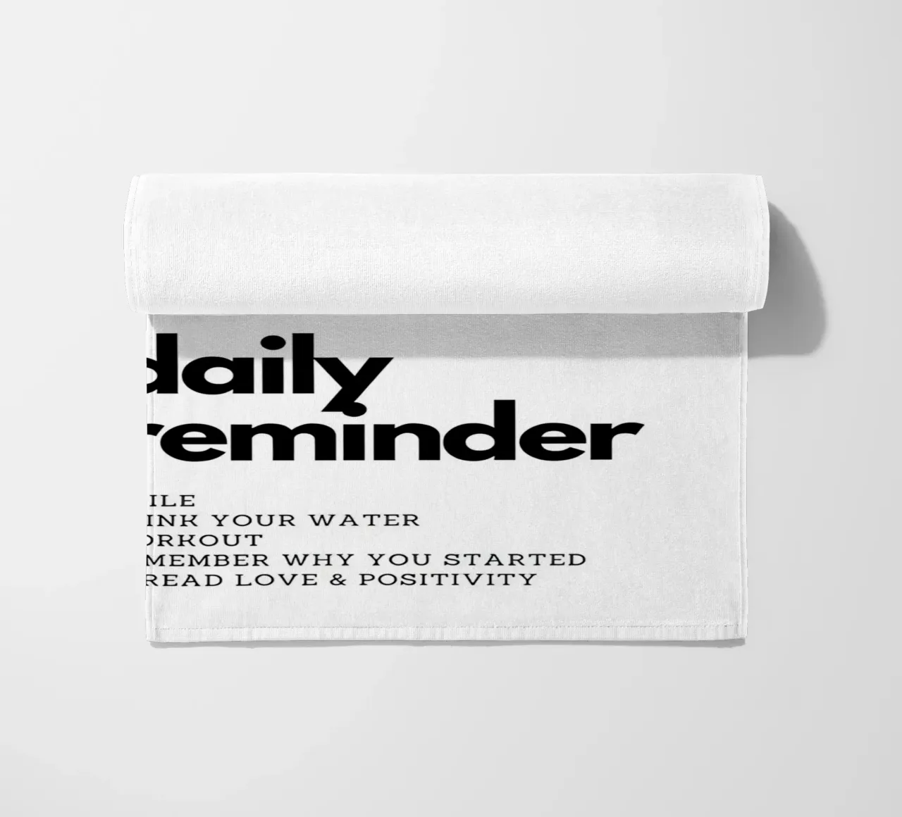 "daily reminder" telo mare da Type & Tape