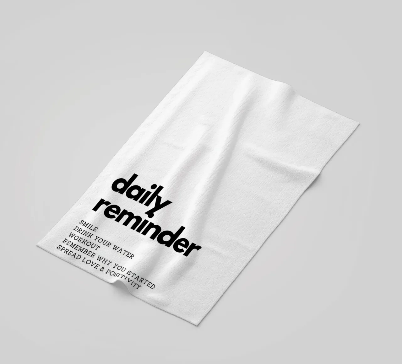 "daily reminder" telo mare da Type & Tape
