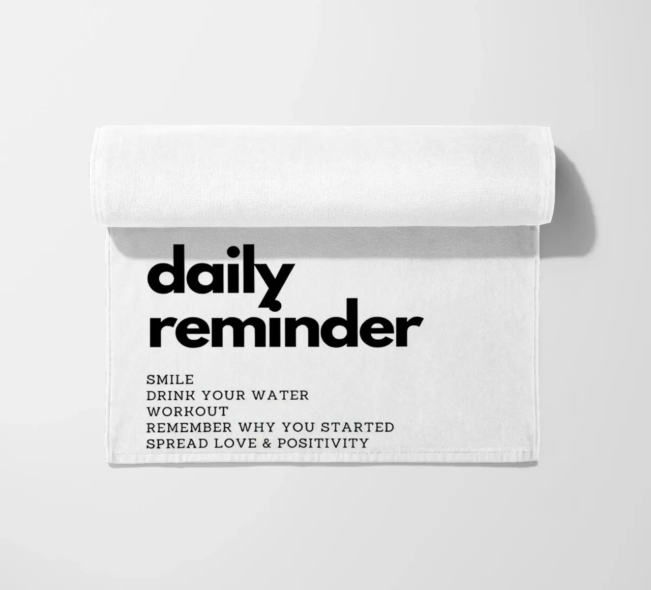 "daily reminder" telo mare da Type & Tape