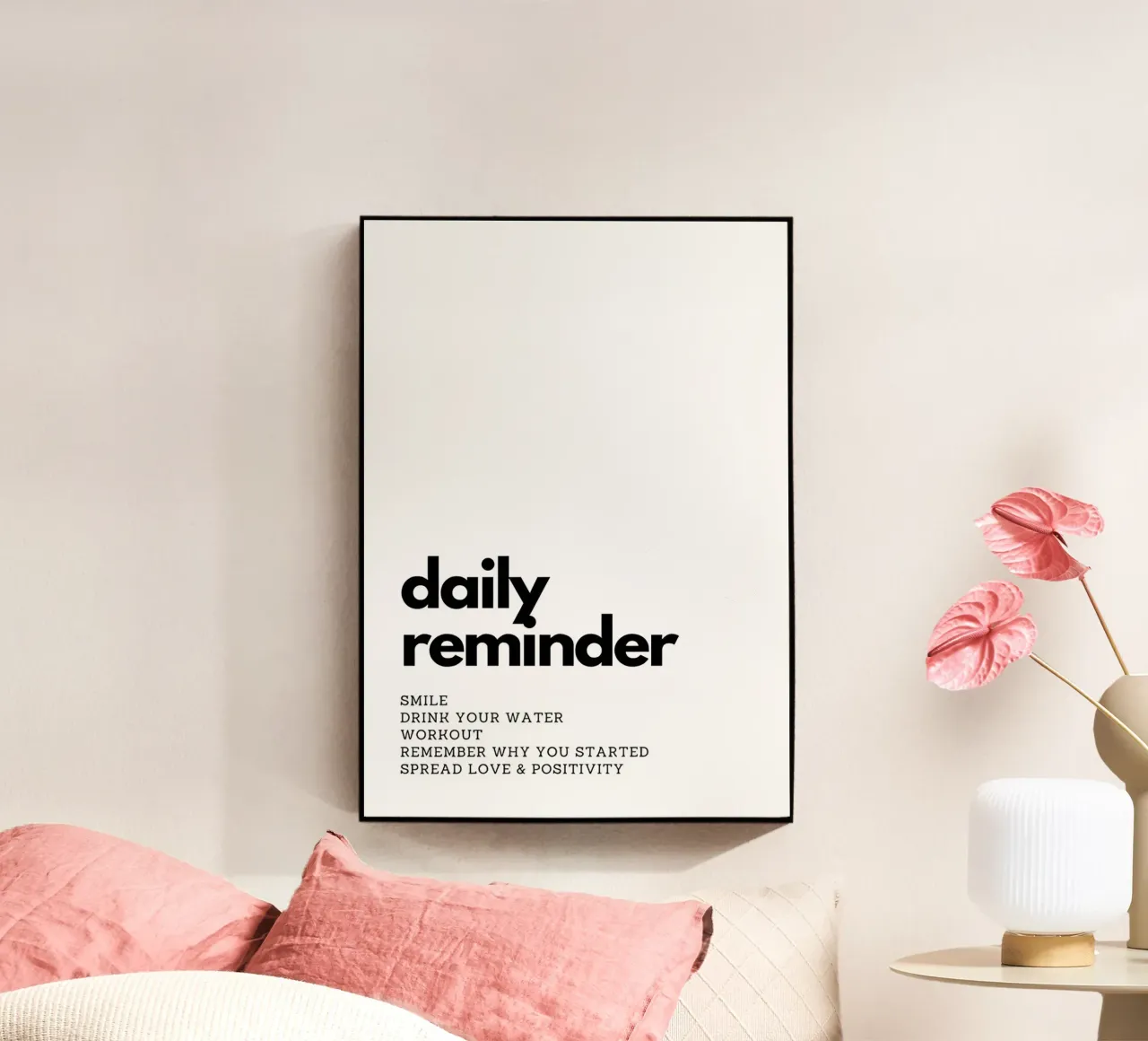 "daily reminder" plexiglass da Type & Tape