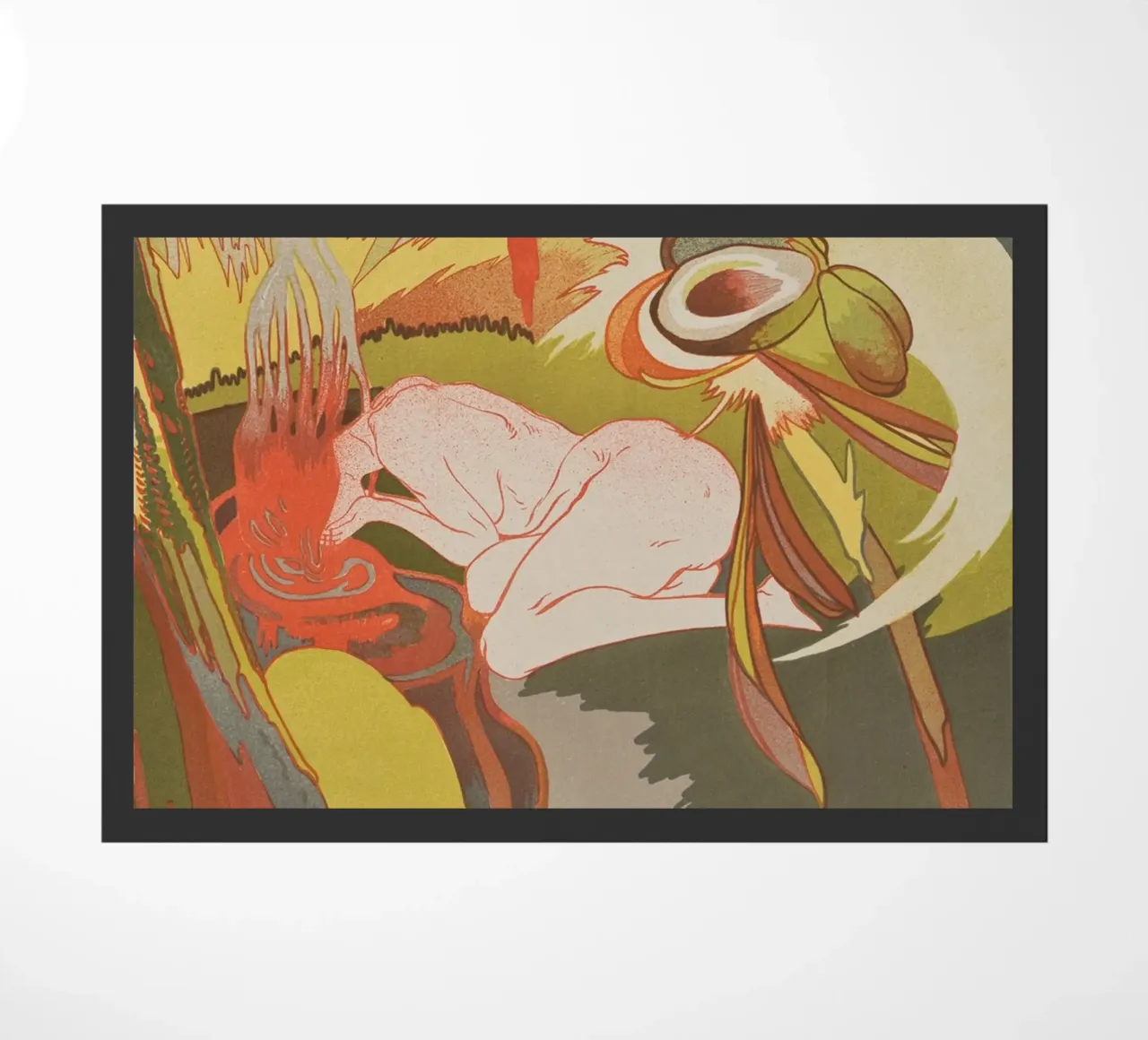 The Source of Evil 1 - Georges de Feure doormat by marycome