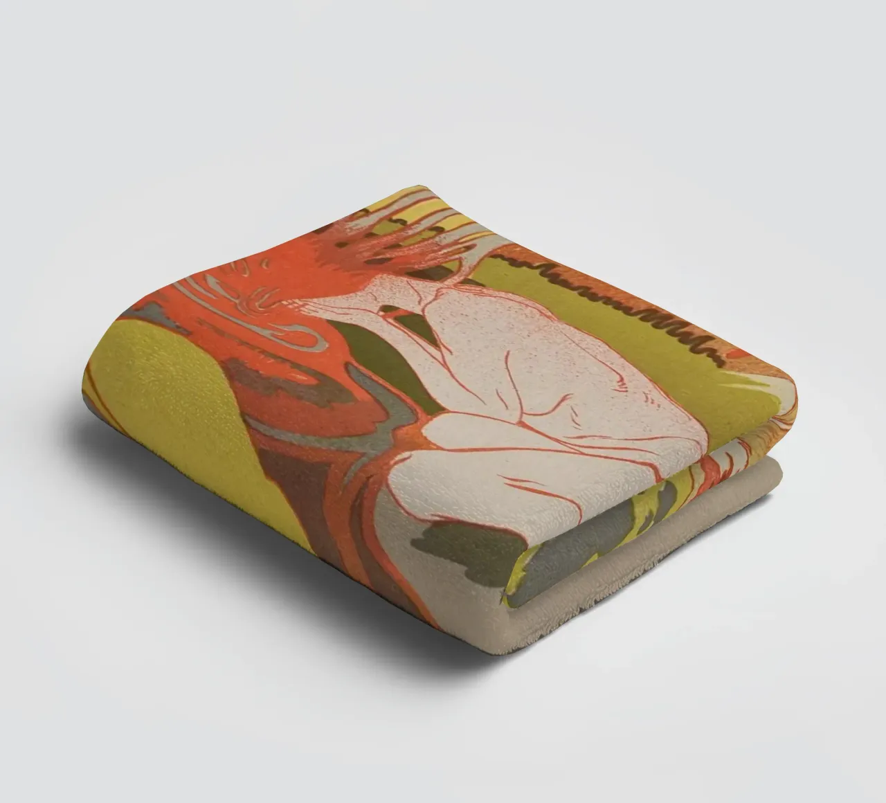 The Source of Evil 1 - Georges de Feure towel by marycome