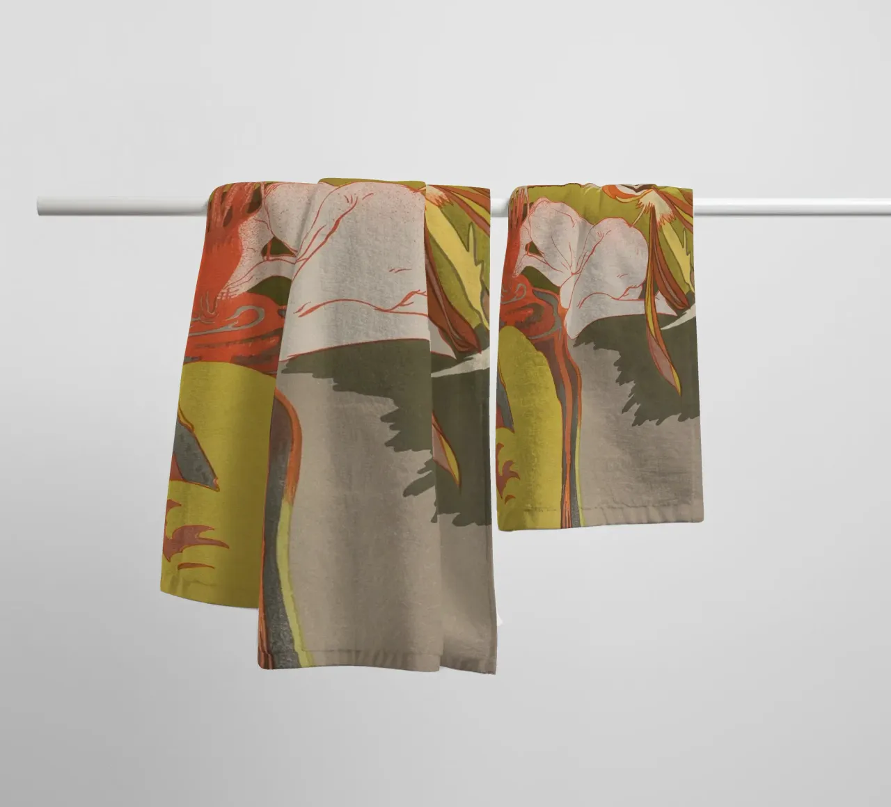 The Source of Evil 1 - Georges de Feure towel by marycome