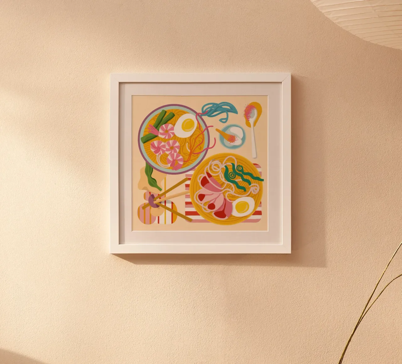 Piatto di ramen elaborato poster da Nova Glaze