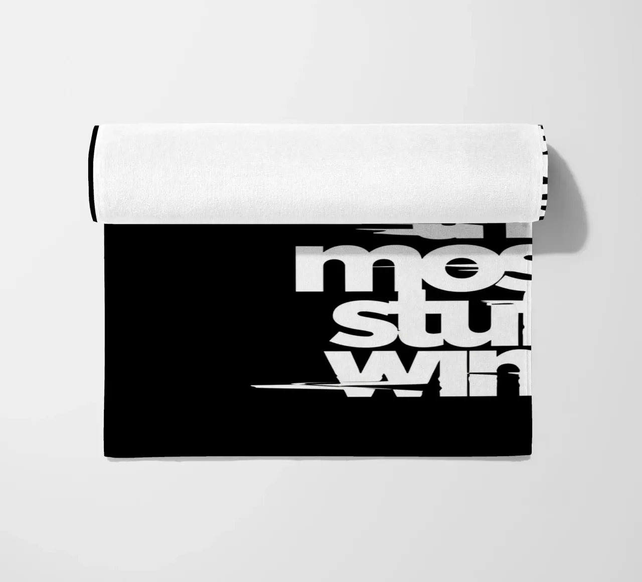 "Whoeve dies with the most stuff wins." telo mare da Type & Tape