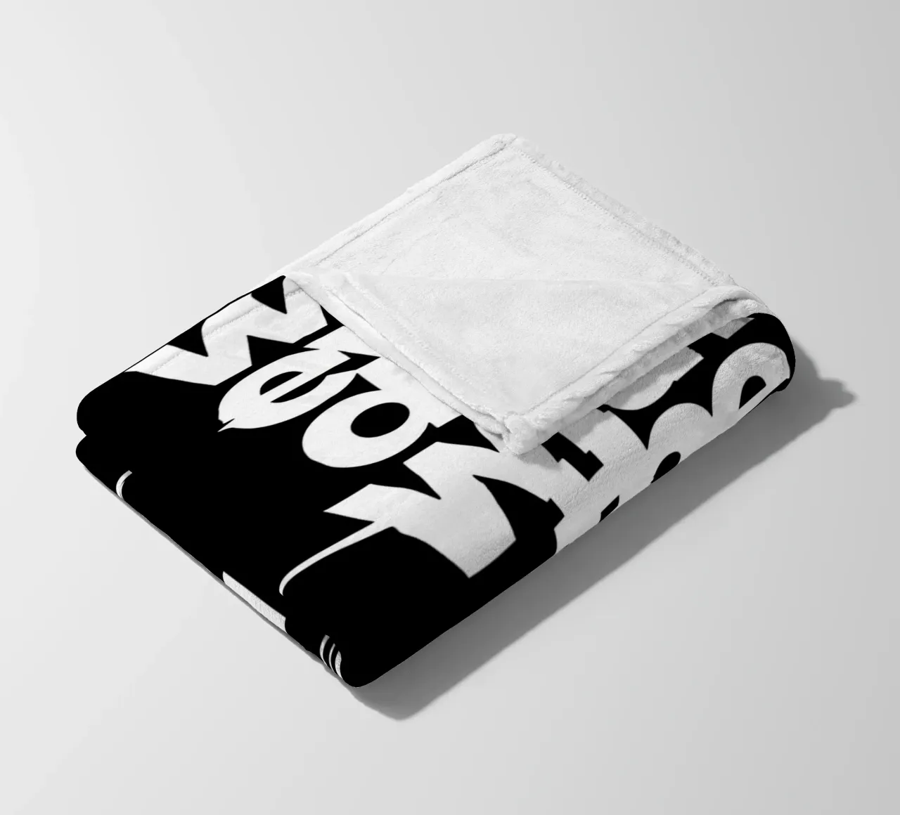 "Whoeve dies with the most stuff wins." coperta in pile da Type & Tape