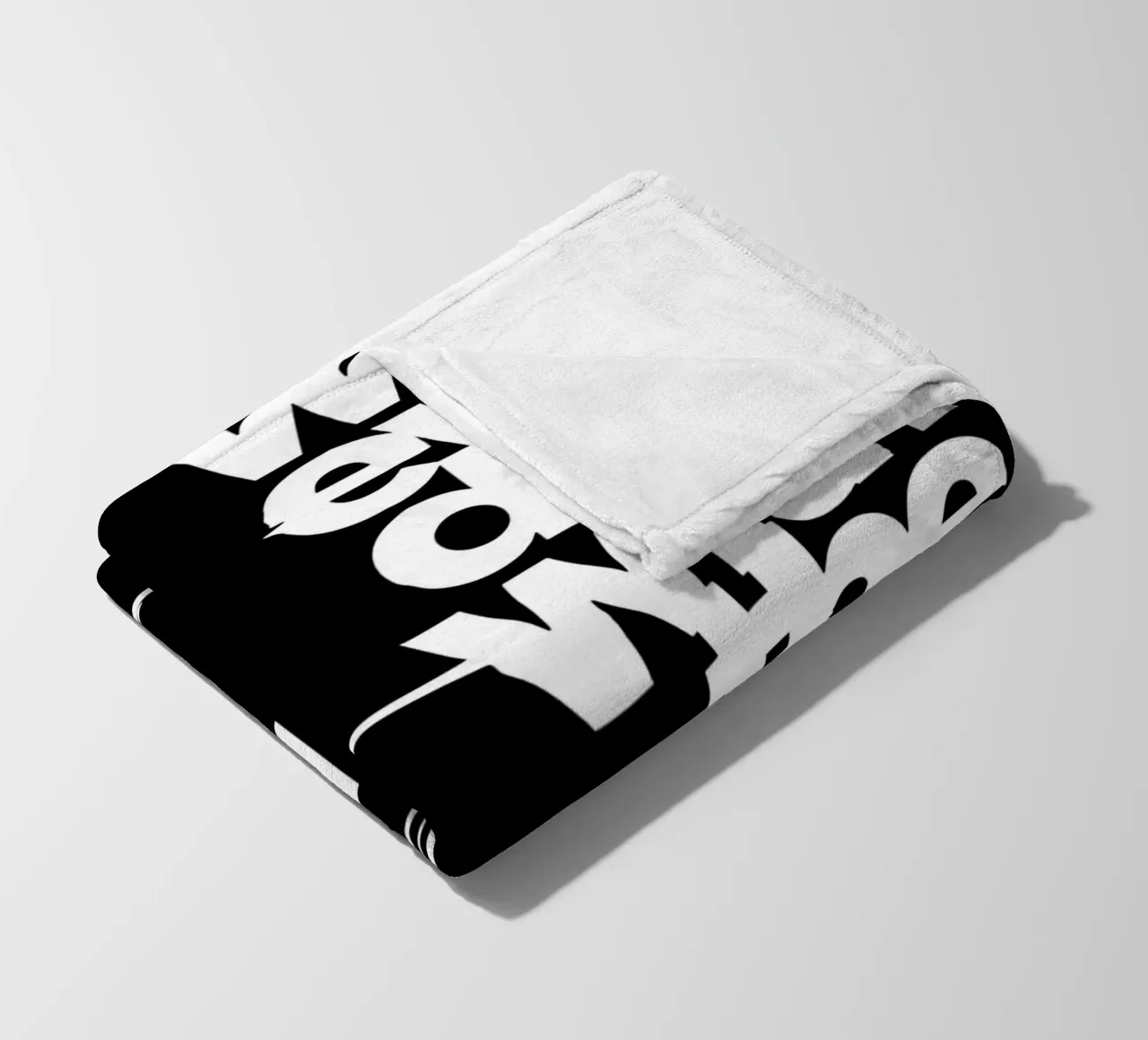 "Whoeve dies with the most stuff wins." coperta in pile da Type & Tape