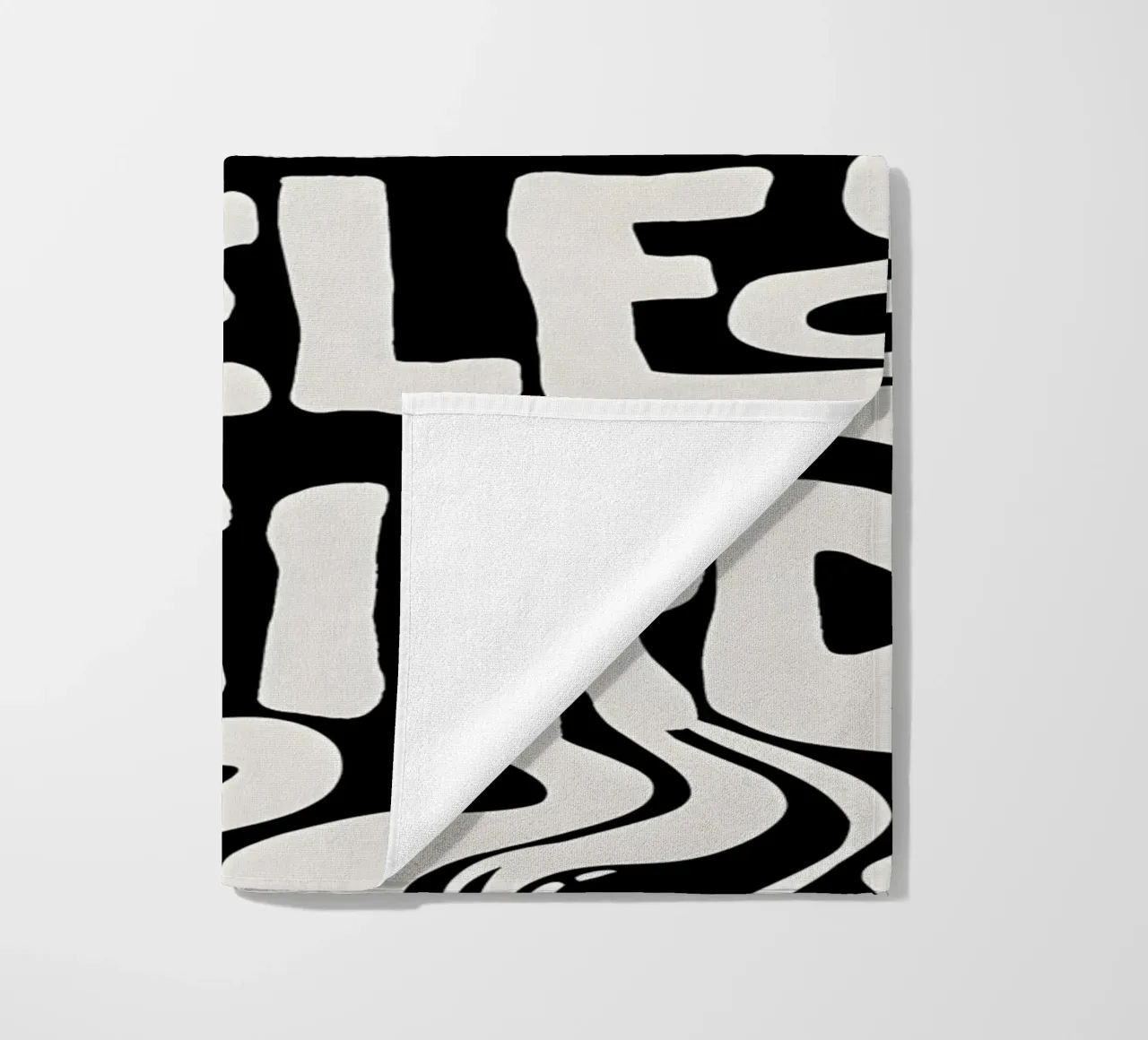 "KEEP YOURSELF WEIRD." telo mare da Type & Tape