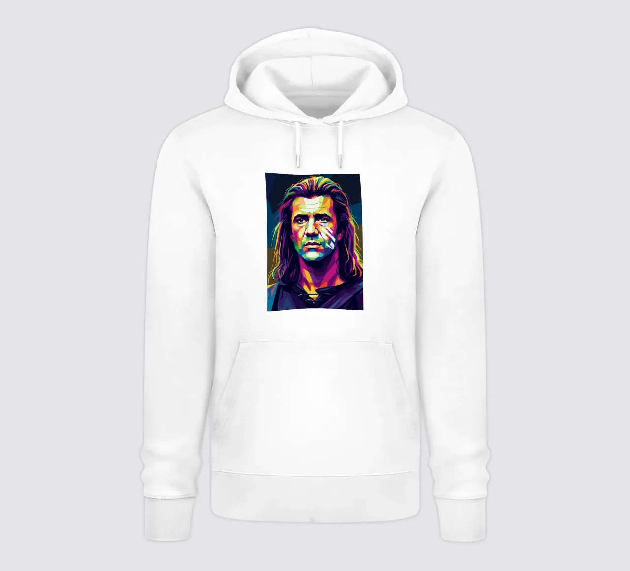 Mel Gibson - Braveheart #1 felpa con cappuccio da Hantamrata
