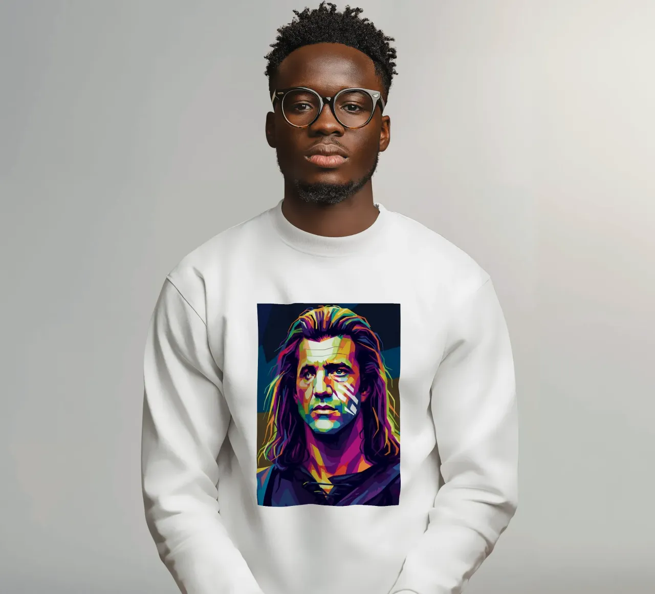 Mel Gibson - Braveheart #1 felpa da Hantamrata