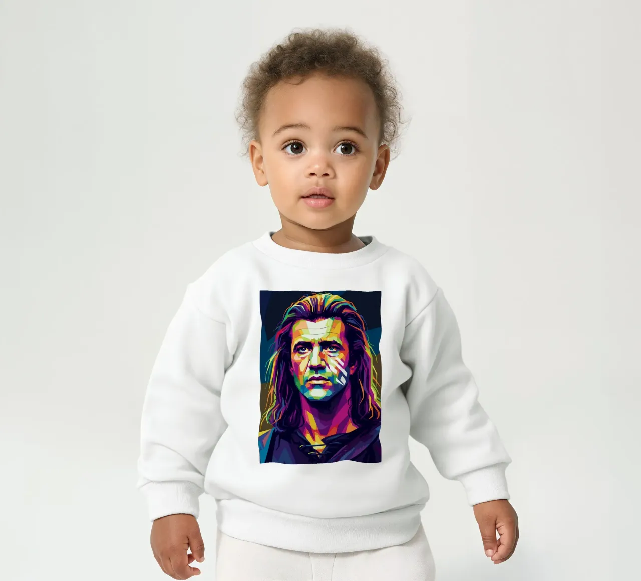 Mel Gibson - Braveheart #1 felpa neonato da Hantamrata