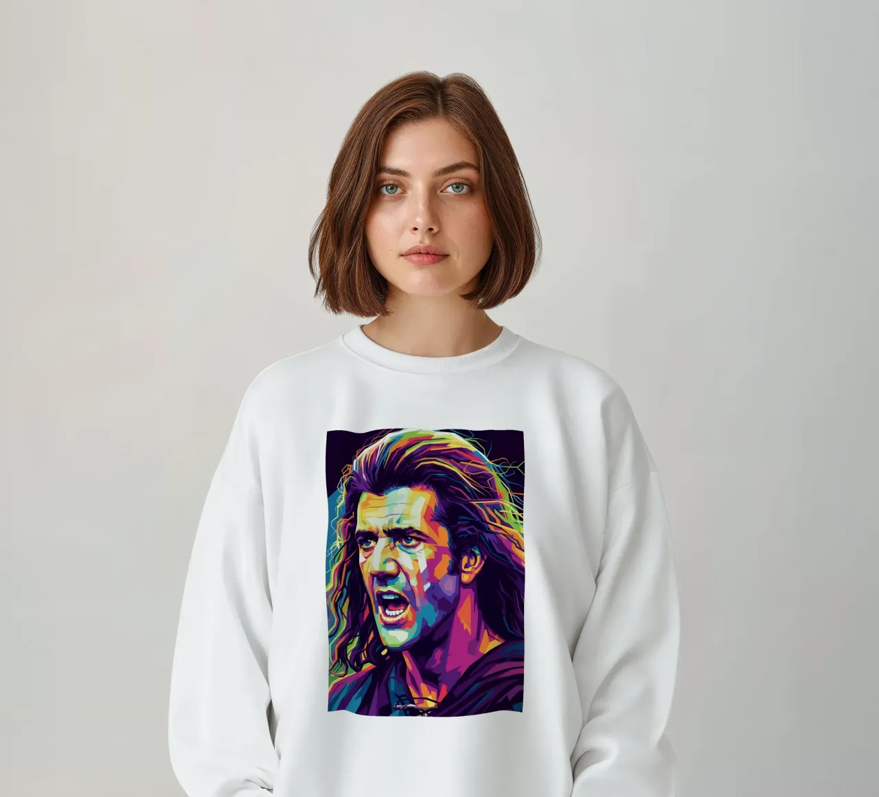 Mel Gibson - Braveheart #2 felpa da Hantamrata