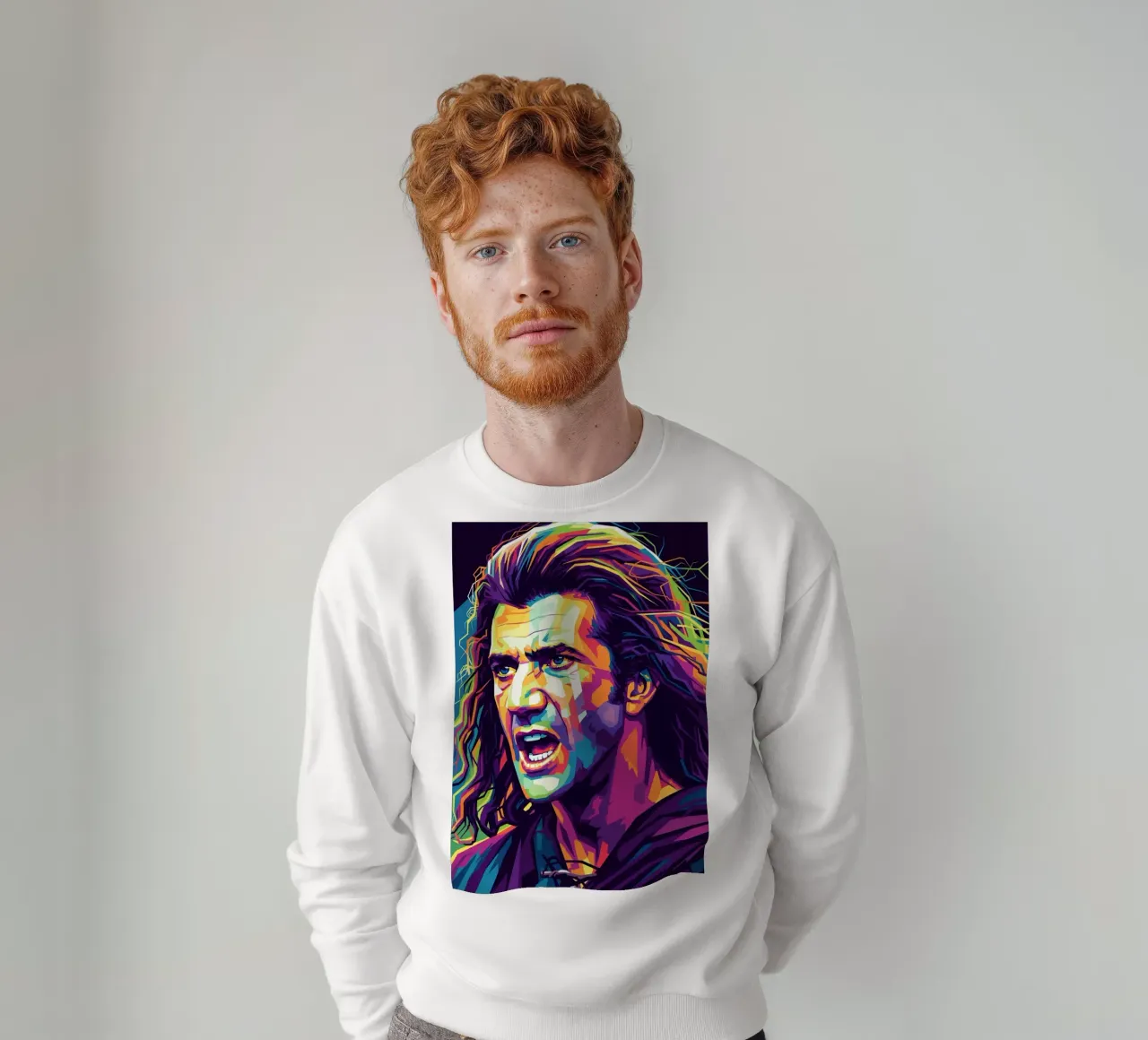 Mel Gibson - Braveheart #2 felpa da Hantamrata