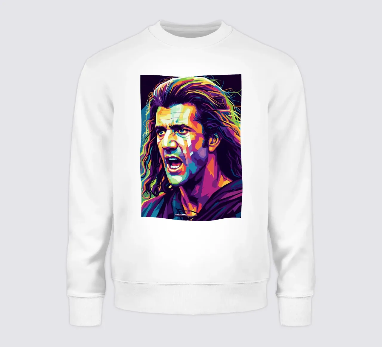 Mel Gibson - Braveheart #2 felpa da Hantamrata