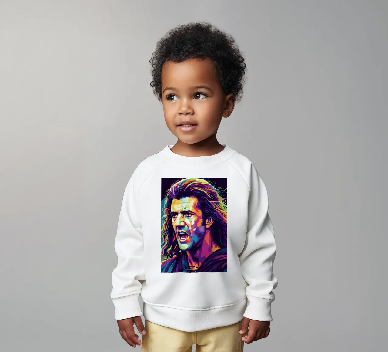 Mel Gibson - Braveheart #2 felpa neonato da Hantamrata