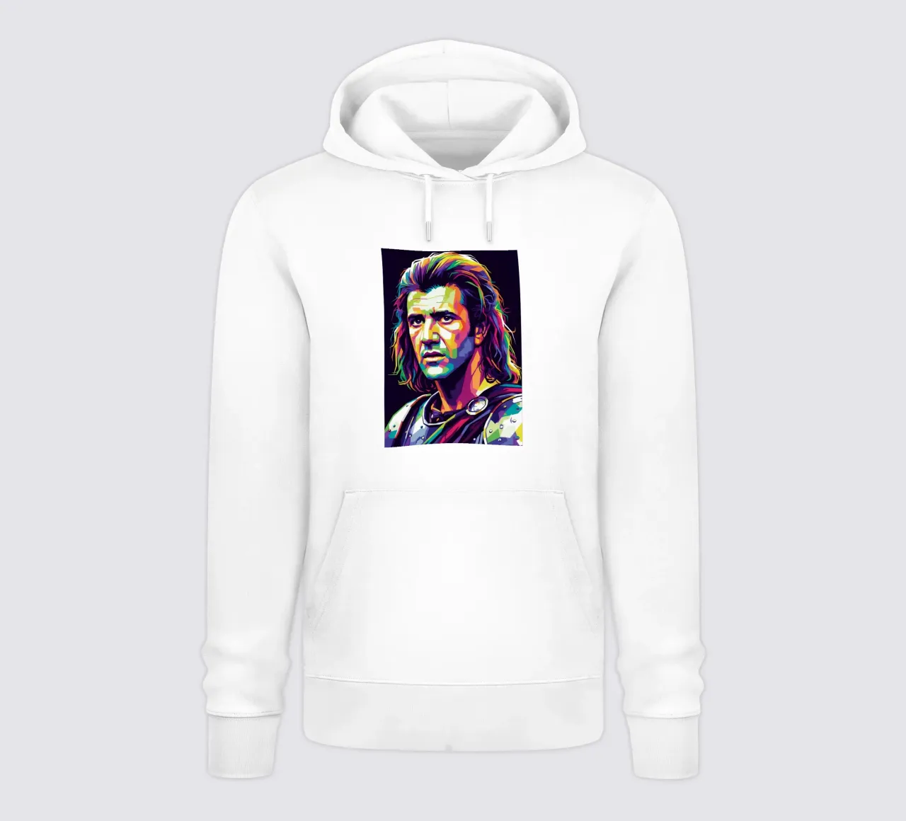 Mel Gibson - Braveheart #3 felpa con cappuccio da Hantamrata