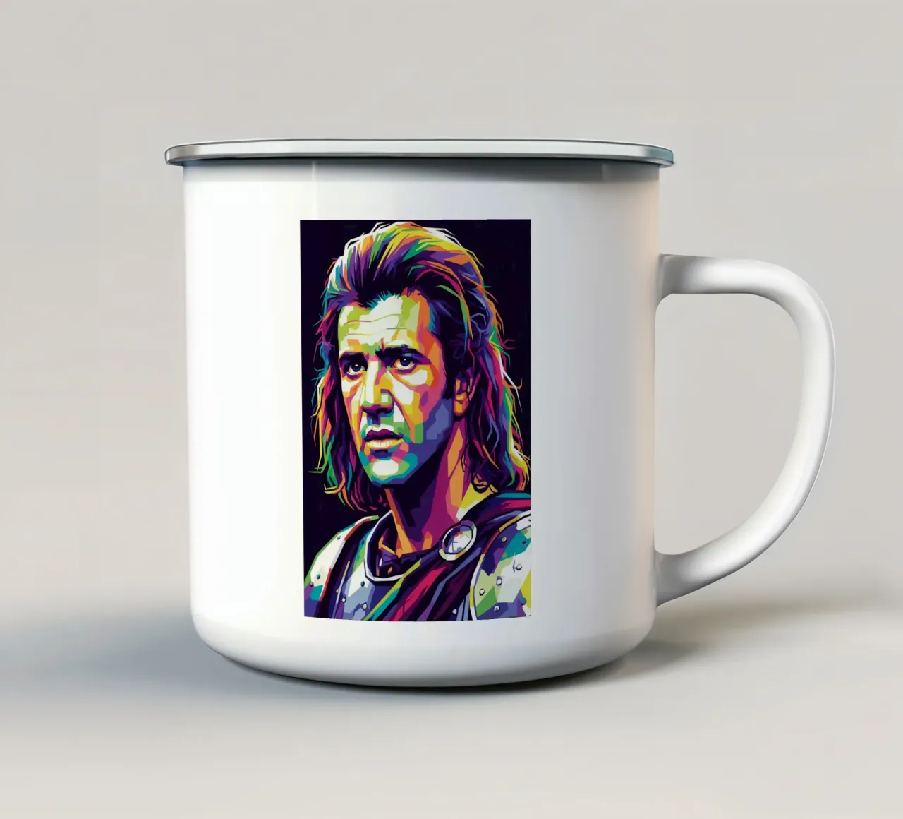 Mel Gibson - Braveheart #3 tazza in smalto da Hantamrata