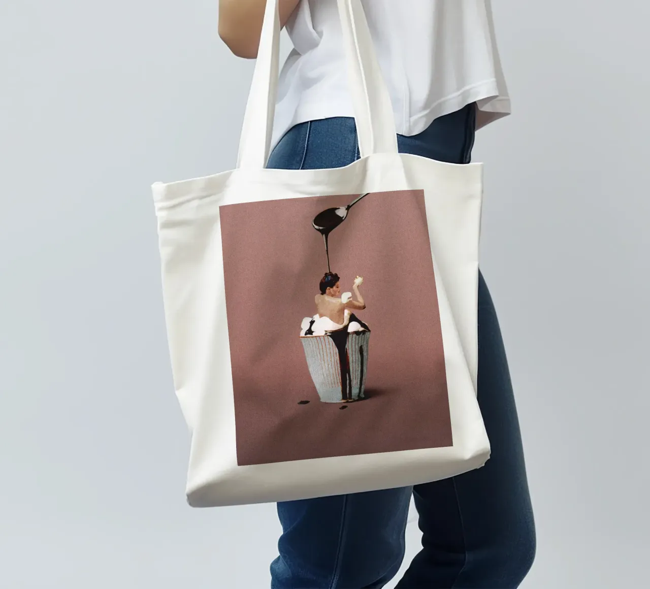 Maarten Leon - Faits l'un pour l'autre tote bag de mix mate