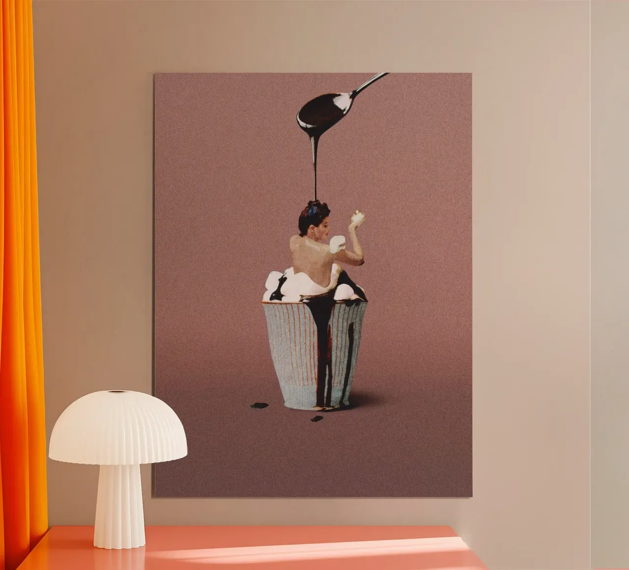 Maarten Leon - Fatti l'uno per l'altro poster con telaio in legno da mix mate