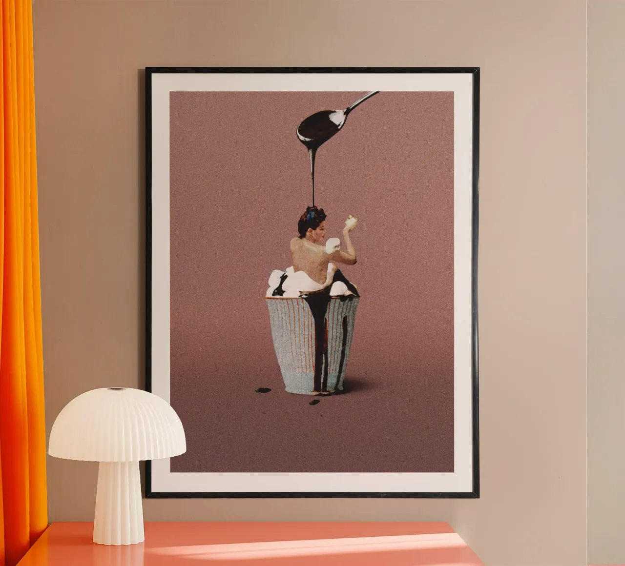 Maarten Leon - Fatti l'uno per l'altro poster con telaio in legno da mix mate