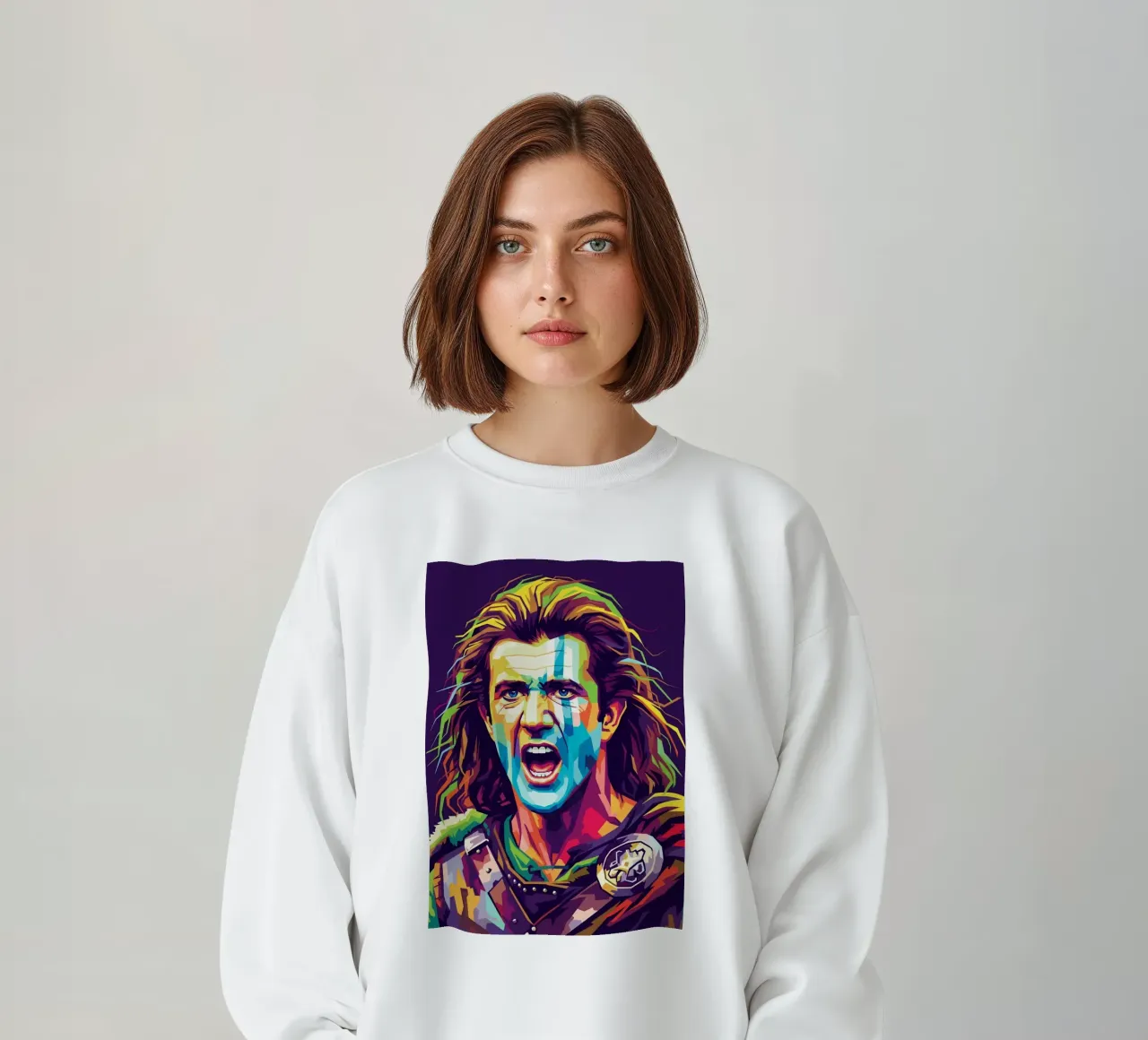 Mel Gibson - Braveheart #4 felpa da Hantamrata
