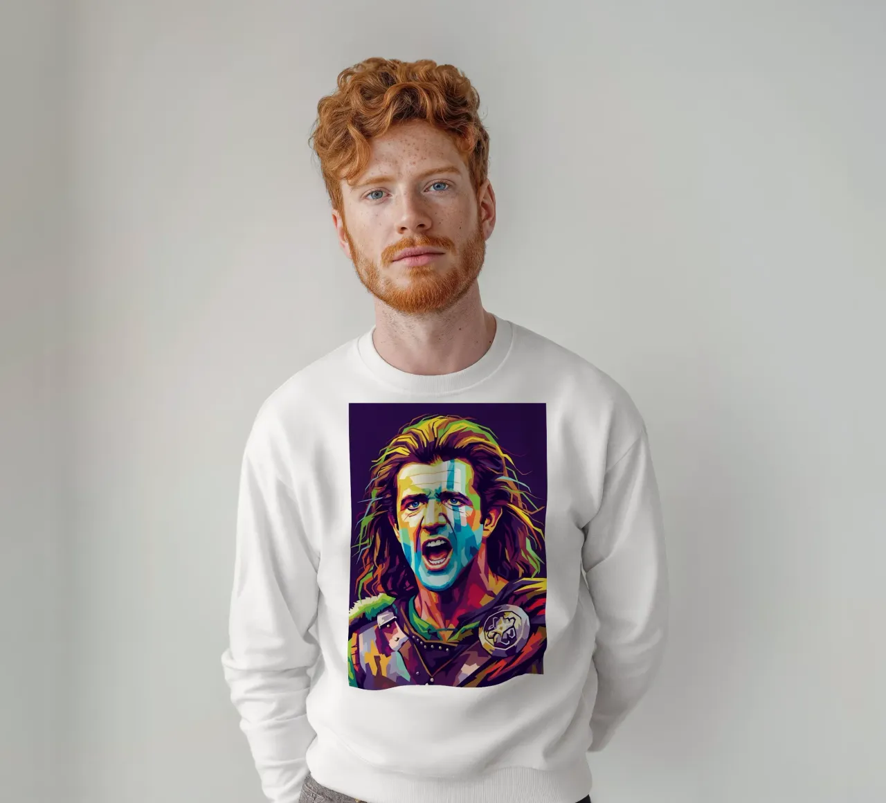 Mel Gibson - Braveheart #4 felpa da Hantamrata