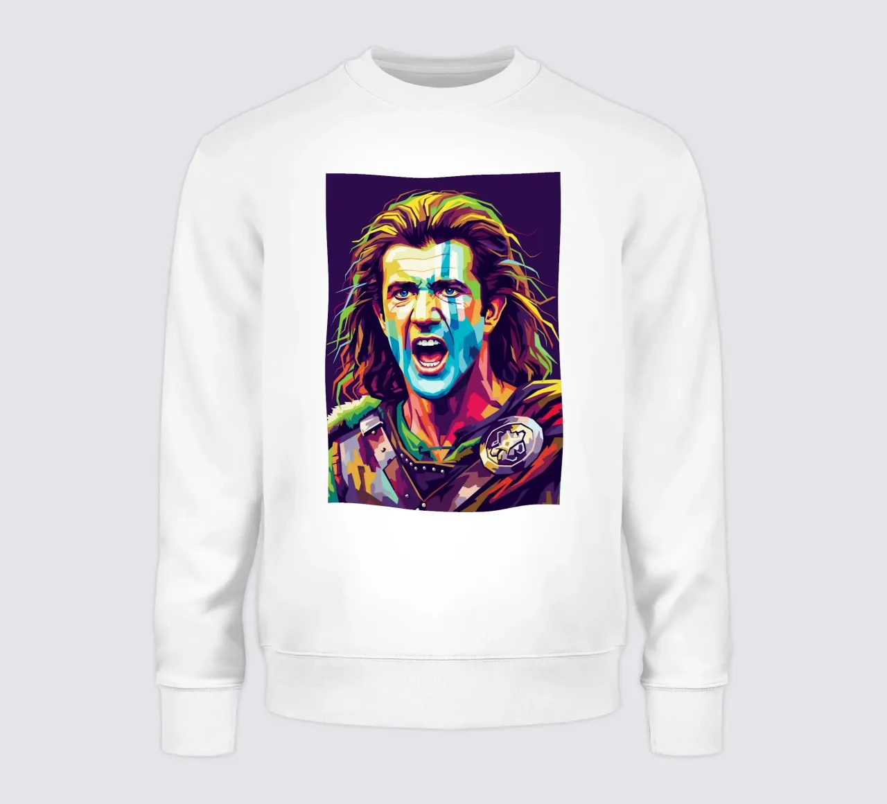 Mel Gibson - Braveheart #4 felpa da Hantamrata
