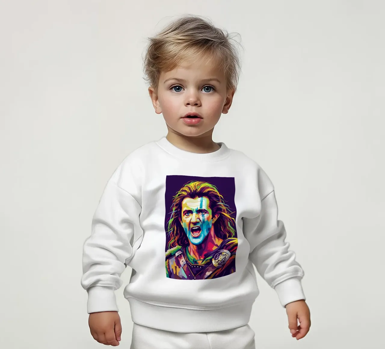 Mel Gibson - Braveheart #4 felpa neonato da Hantamrata